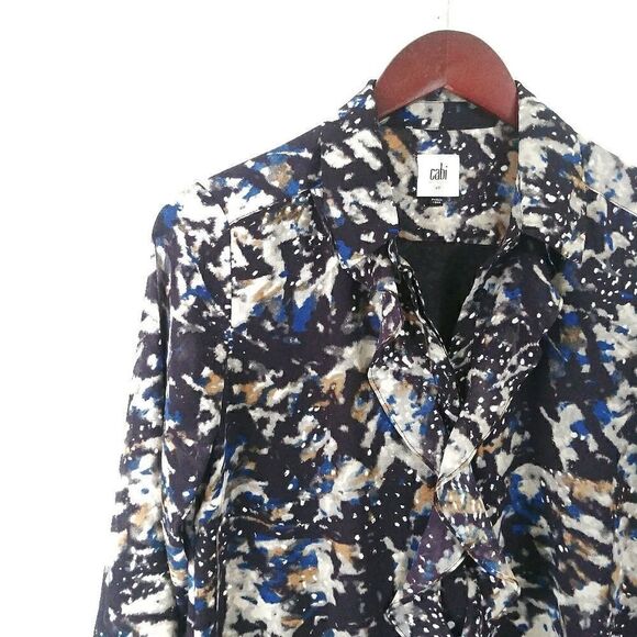 CAbi Starry Night Blouse Top Style 3066 XS Women's Longsleeve - Picture 3 of 3